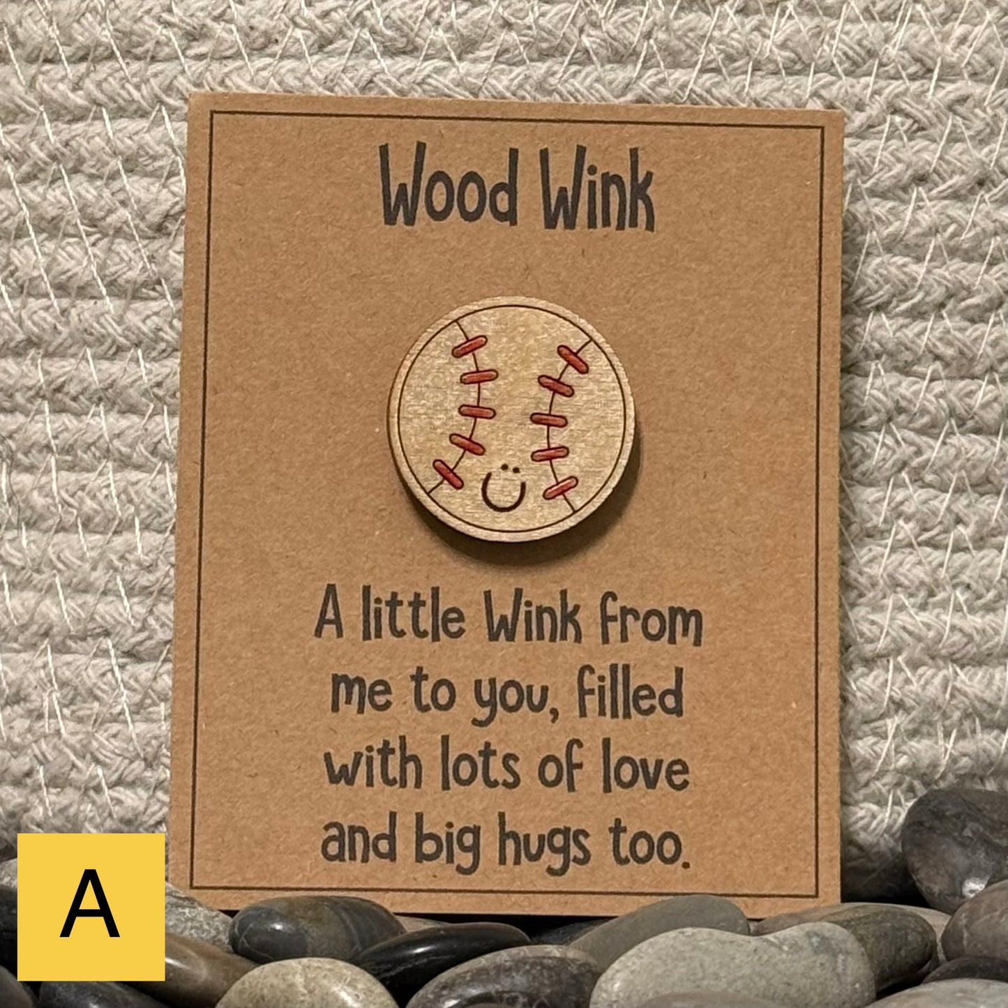 Wood Wink Sports Hug Card Gift