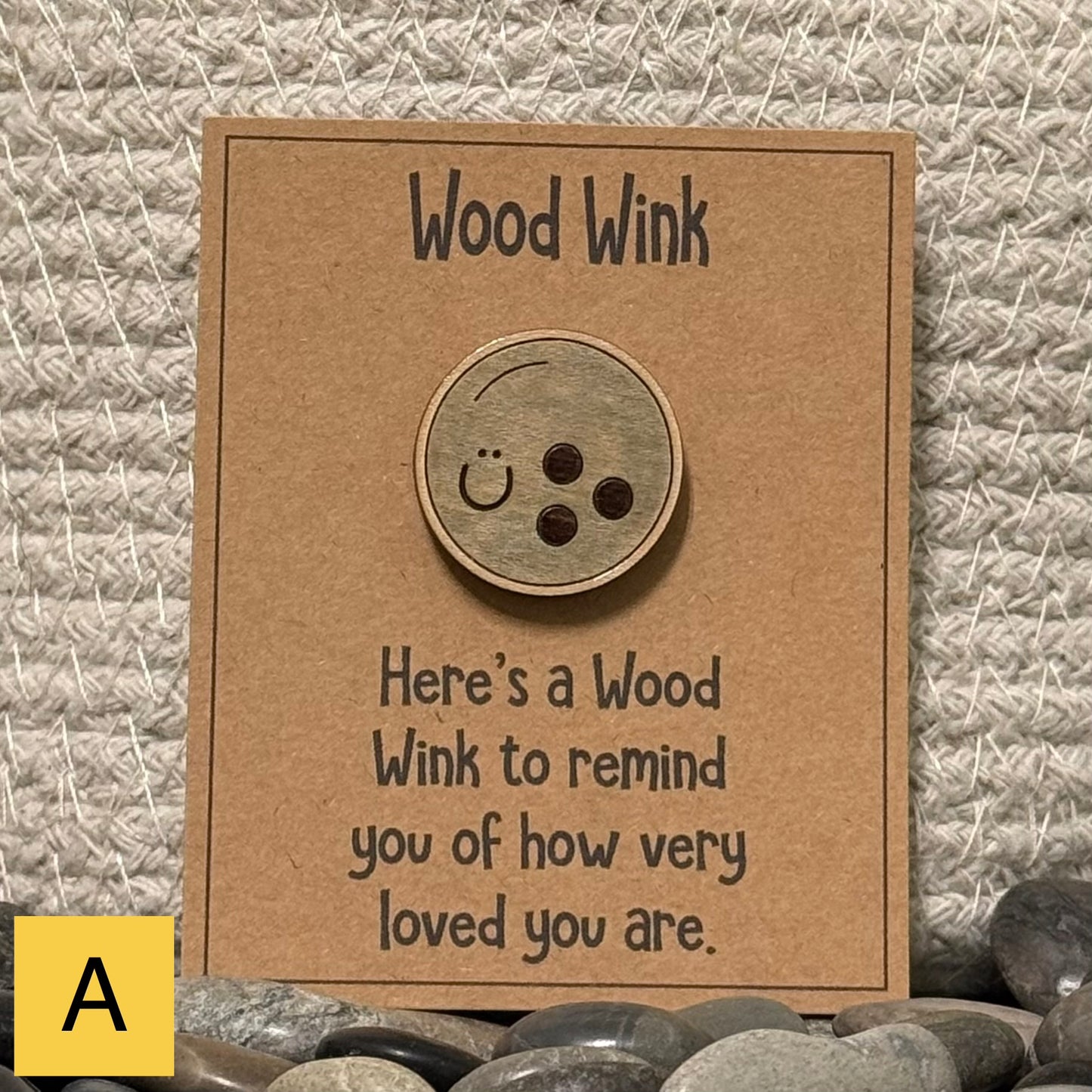 Wood Wink Sports Ball Hug Card Gift