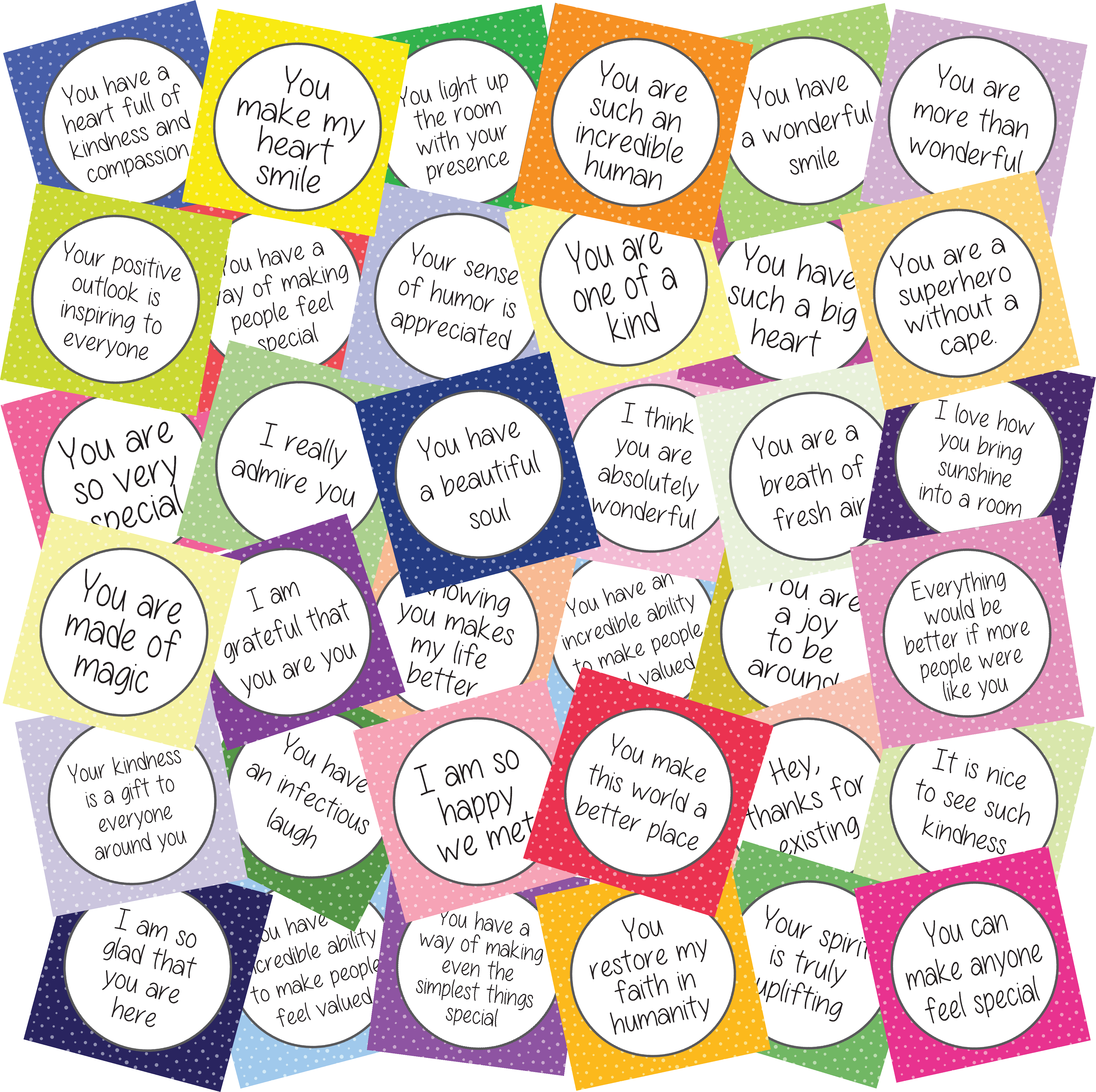 Compiments Card Compliment Cards - Digital Download – My Store