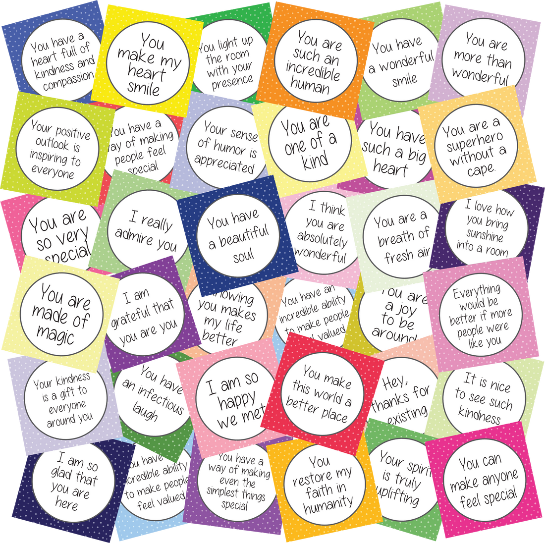 Compliment Cards - Digital Download – My Store