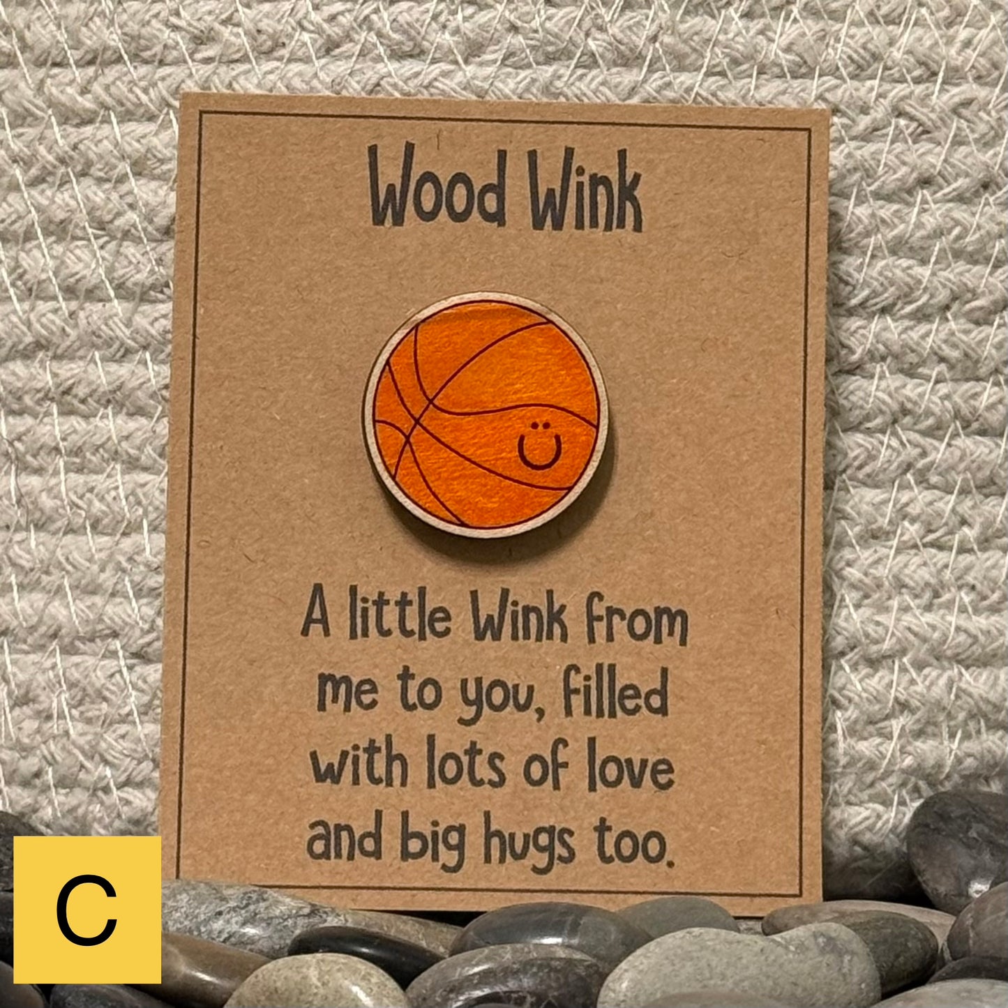 Wood Wink Sports Hug Card Gift