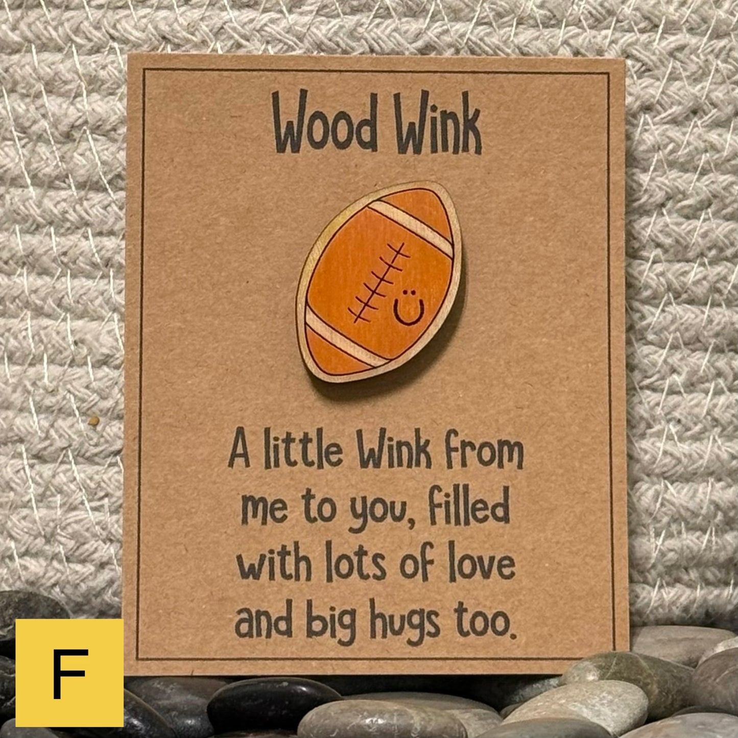 Wood Wink Sports Hug Card Gift