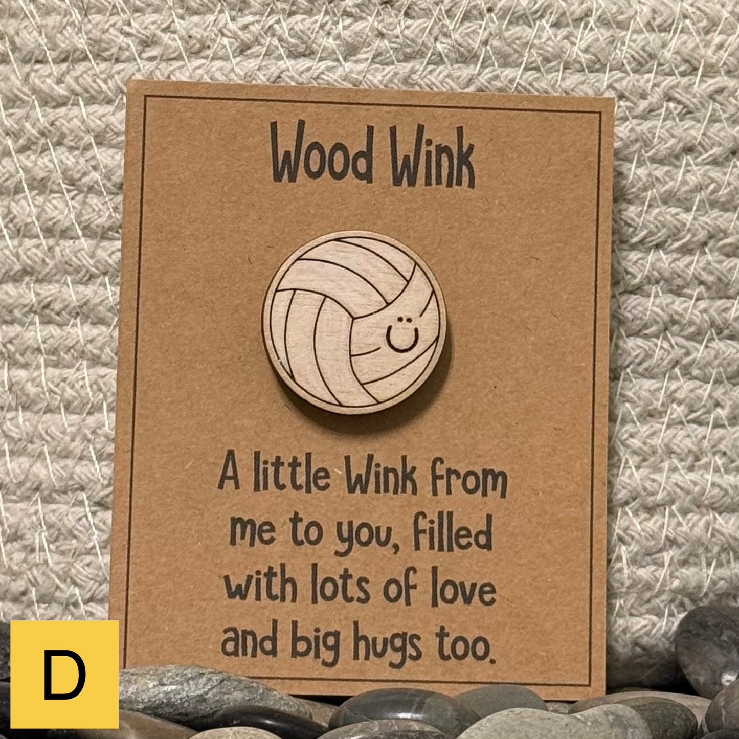 Wood Wink Sports Hug Card Gift