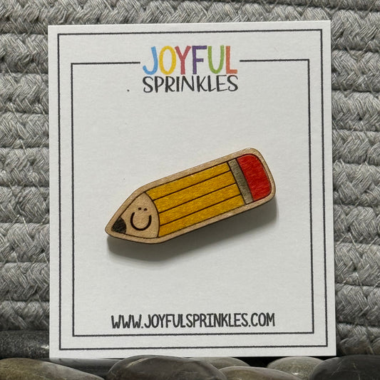 Wood Pencil Magnet, Handcrafted