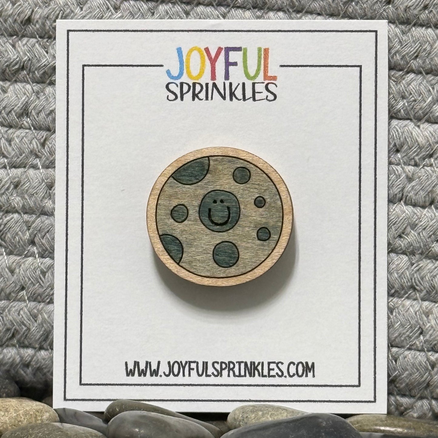 Wood Moon Magnet, Handcrafted